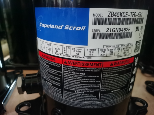 Beli 3 Phase Copeland Refrigeration Compressor 12HP 121000BTU ZP143KCE-TFD Warna Hitam online manufacture