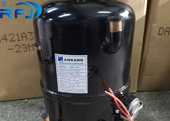 Beli 3.5 HP R404a QR3-74A Ankang Hermetic Piston Refrigeration Compressor untuk 220-380V 3PH 50Hz atau 380-460V 60Hz Aplikasi online manufacture