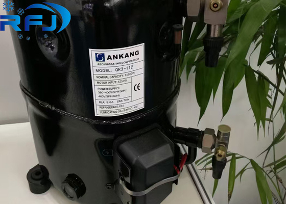 Beli 5HP R404a QR3-112 Ankang Hermetic Piston Refrigeration Compressor 220-380V 3PH 50Hz atau 380-460V 3PH 60Hz online manufacture
