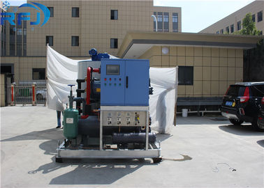 Beli Kapasitas 3 Ton Mesin Pembuat Es Blok 14KW Pendingin Udara Dengan Freezer Langsung online manufacture