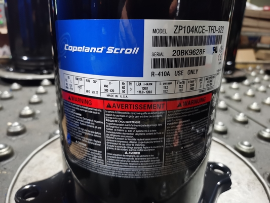 3HP Kompresor Gulir Copeland Suhu Rendah ZB21KQE-TFD-558 Kompresor Hermetik