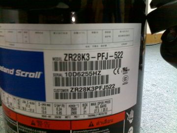 ZR28K3-PFJ-522 1HP Copeland Refrigeration Kompresor Scroll Jenis Kompresor