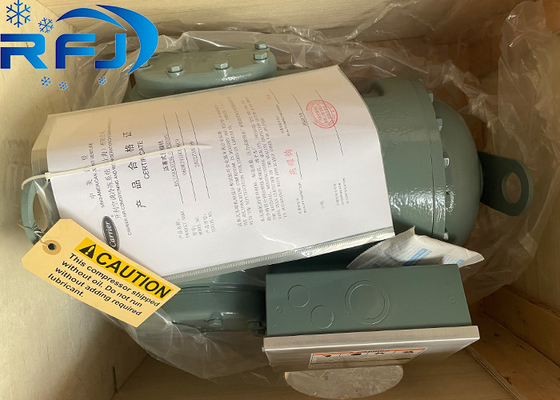 Suhu Rendah 06ER099 Carlyle Semi Hermetic Compressor 30HP 50Hz Warna Hijau / Abu-abu