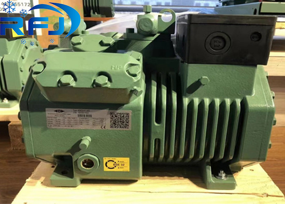 Bitzer Semi Hermetic Compressor 4PES-12Y 10HP Cylinder 4 Warna Hijau