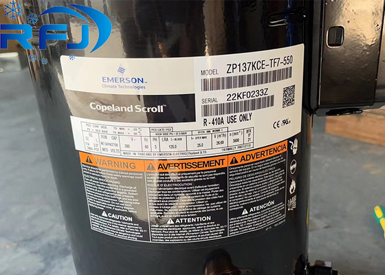 Refrigerasi Copeland Scroll Compressor ZP137KCE-TF7-550 380V 3Phase 60Hz