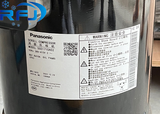 5CC171SA02 Panasonic Scroll Compressor 50 Hz 380 - 415 V 3 Fase
