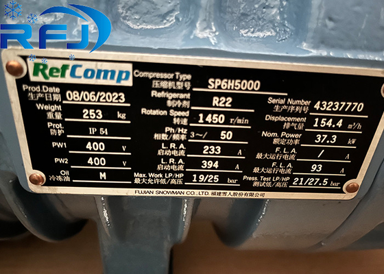 RefComp Semi Hermetic Compressor SP6H5000 Asli Baru
