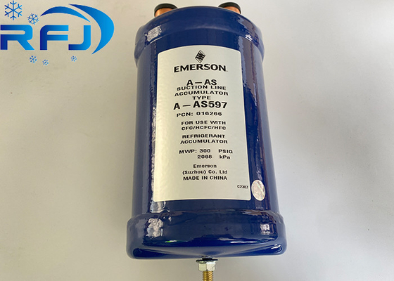Emerson A-AS597 Suction Line Refrigerant Accumulator dengan 9 dalam Program Bagian Tinggi
