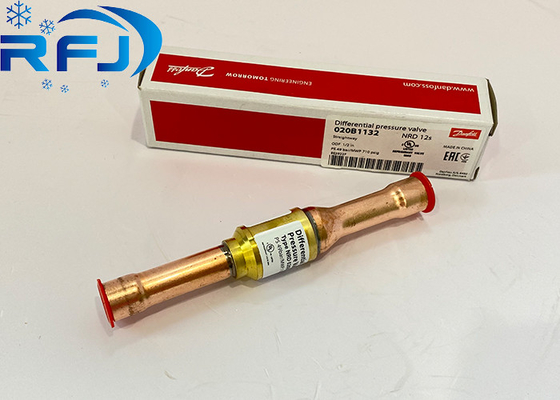 Danfoss 020B1132 katup tekanan diferensial NRD 12s Inlet ukuran 1/2 dalam Outlet ukuran 1/2