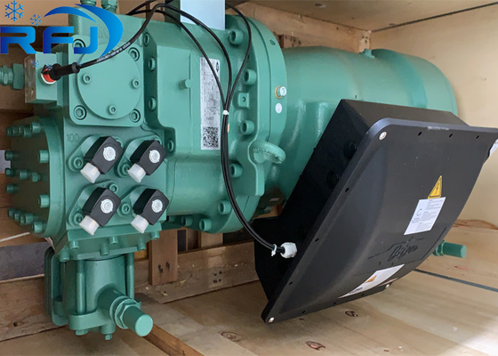 HSN8591-180 180HP R134A Pendinginan Sekrup Kompresor Semi Hermetik Suhu Rendah 400-460V 50Hz/60Hz