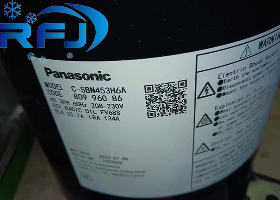 Efisiensi tinggi C-SBN453H6A Panasonic Scroll Compressor Pendingin R407C