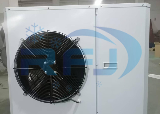 Unit tipe kotak kipas rotor eksternal R404A R22