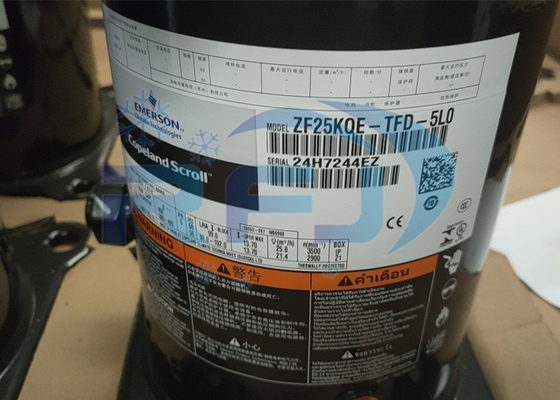 Copeland Scroll Refrigeration Compressor ZF25KQE-TFD-5L0 Bahan pendingin R404a