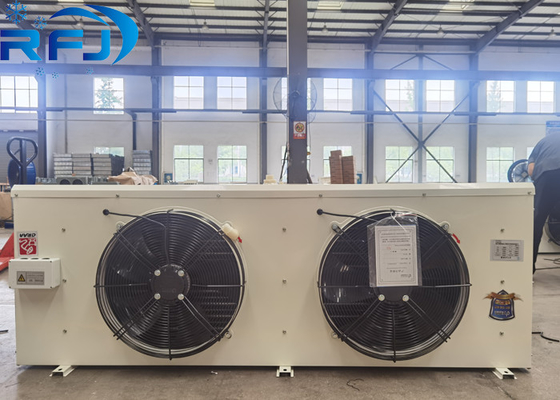 D Seires Cold Storage Evaporator 380-220V Dengan Outlet Sisi Di Putih Atau Biru