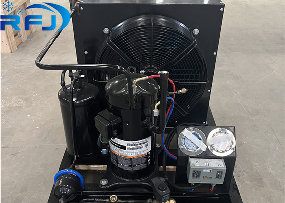 2Hp ZB15 Open Type Vortex Air Cooling Unit untuk 10 -15C suhu yang berlaku dan 1 * 60-2 * 60 daya kondensor