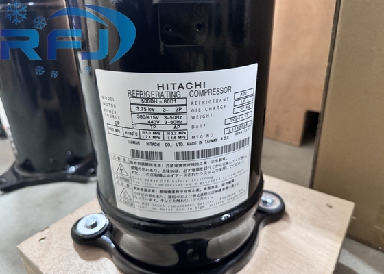 500DH-80D1 HITACHI Scroll Compressor Untuk 5HP Power Refrigerant R22