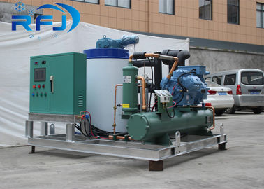 1-60t / 24 jam Industri Tabung Mesin Pembuat Es Flake 380V / 50HZ Dengan Sertifikasi CE