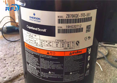 Kompresor Gulir Pendinginan R410A 3.5HP Stasioner ZB26KQE-TFD-558