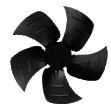 Wall Mounted Axial Arus Fan YWF4E250 4E300 4D350 4D400 4E450 4D500 4D550 4D600